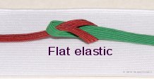 Flat elastic